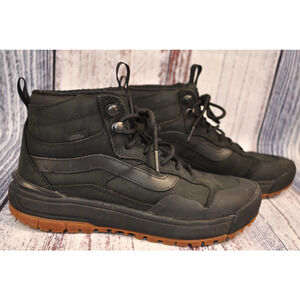 Vans UltraRange Blk/Gum Blackout Sneaker Boots Men's Size 6.5 Women's 8 #500383